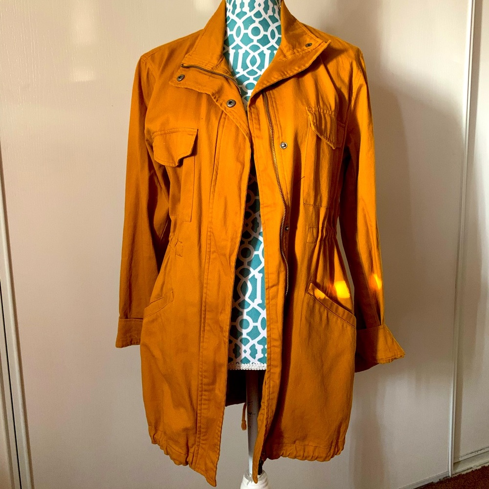 2/$25Forever21 Mustard utility jacket/coat